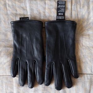 Kessler Women's Black Leather Gloves